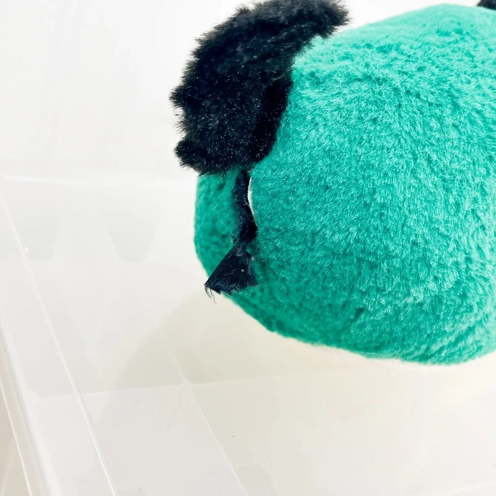 ANGRY BIRDS Hal‎ Toucan Green Bird Plush Closed Beak Commonwealth 5